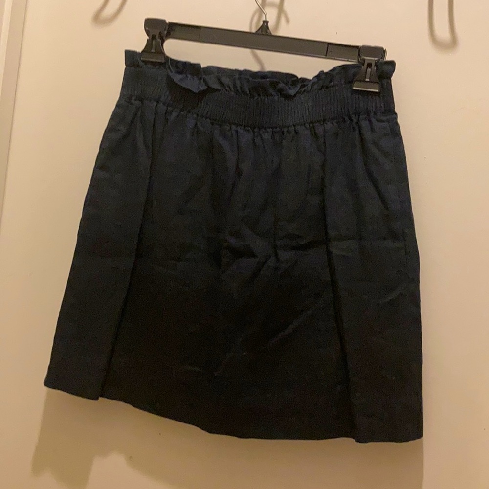 J. Crew Linen Skirt with Side Pockets